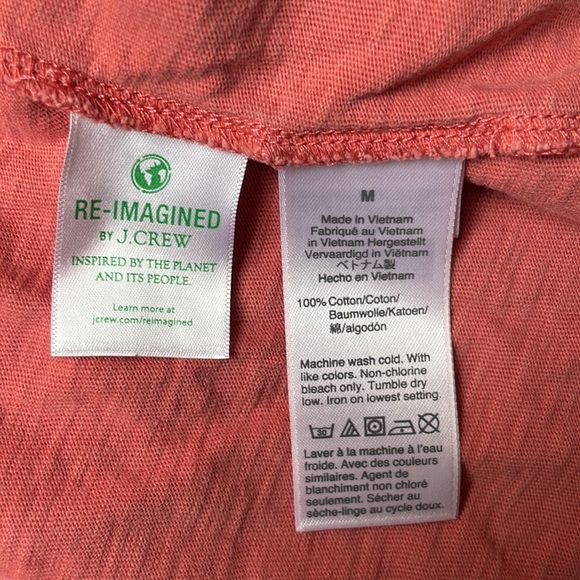 JCrew Garment-dyed slub cotton crewneck T-shirt - Picture 4 of 4